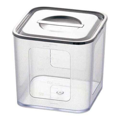 ポリカーボネイト 深型角キッチンポット 15cm