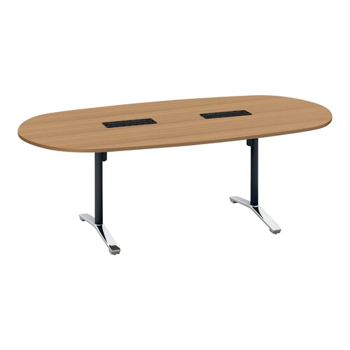 ビエナ 固定楕円形配線付Tポリキャスタ 幅210M