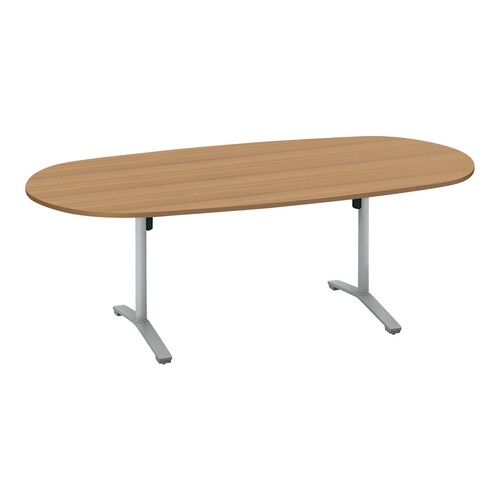 ビエナ 固定楕円形 T塗装銀脚キャスタ 幅210M