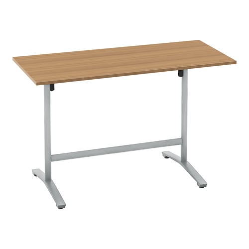 ビエナ固定角形ハイT塗装銀脚アジャスタ15075M