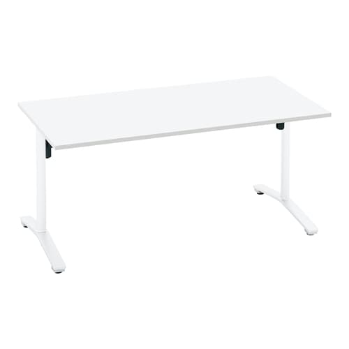 ビエナ固定角形T塗装白脚キャスタ幅150奥行75W