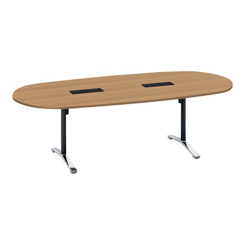 ビエナ 固定楕円形配線付Tポリキャスタ 幅240M