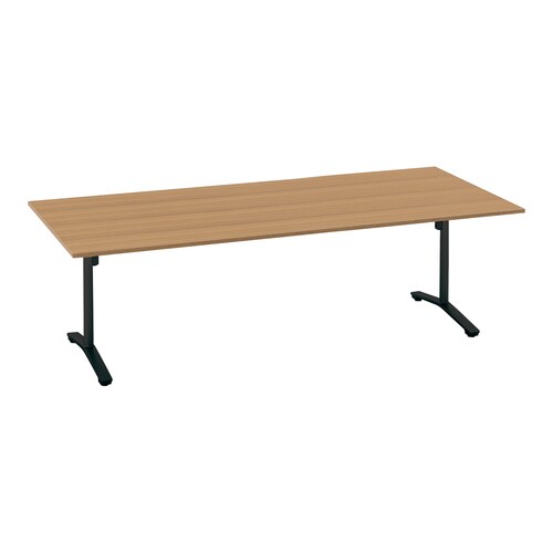 ビエナ 固定角形 T塗装黒脚キャスタ 幅240 M