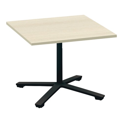 ビエナ固定正方形ロー単柱塗装黒脚アジャスタ幅75N