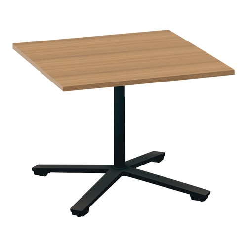 ビエナ固定正方形ロー単柱塗装黒脚アジャスタ幅75M