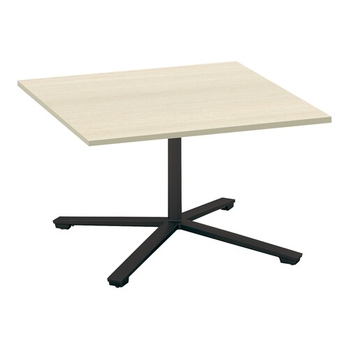 ビエナ固定正方形ロー単柱塗装黒脚アジャスタ幅90N