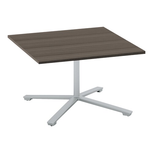 ビエナ固定正方形ロー単柱塗装銀脚アジャスタ幅90B