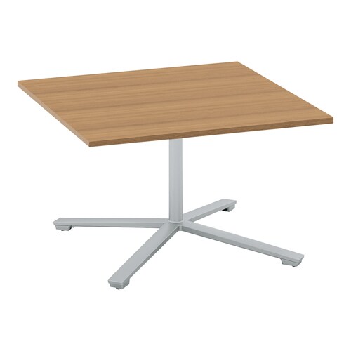 ビエナ固定正方形ロー単柱塗装銀脚アジャスタ幅90M