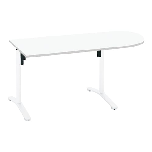 ビエナ 固定U字形T塗装白脚アジャスタ 幅150W