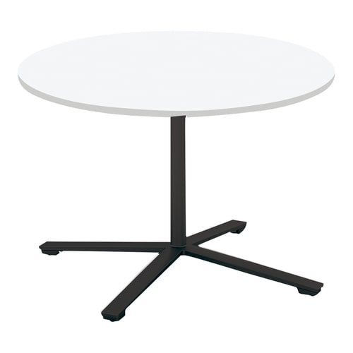 ビエナ 固定円形単柱塗装黒脚キャスタ 直径105W