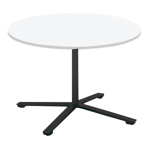 ビエナ 固定円形単柱塗装黒脚アジャスタ直径105W