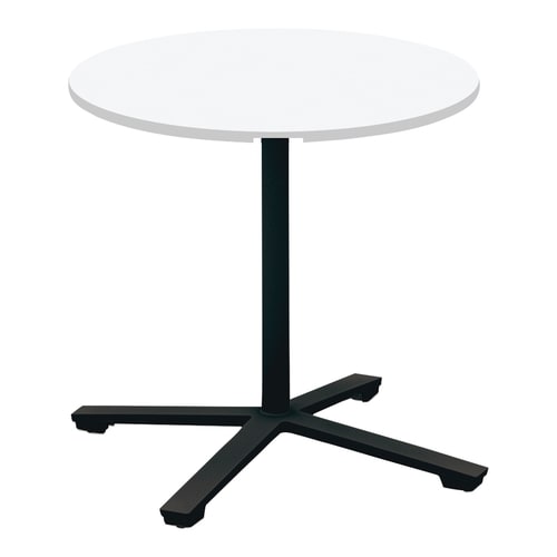 ビエナ 固定円形 単柱塗装黒脚キャスタ 直径75W