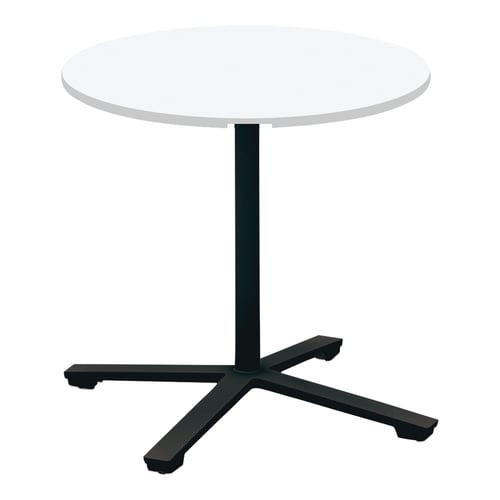 ビエナ 固定円形単柱塗装黒脚アジャスタ 直径75W