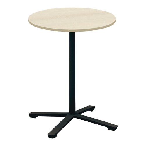 ビエナ固定円形ハイ単柱塗装黒脚アジャスタ直径75N