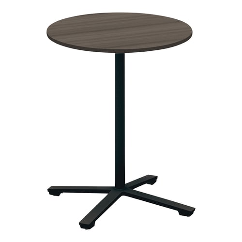 ビエナ固定円形ハイ単柱塗装黒脚アジャスタ直径75B