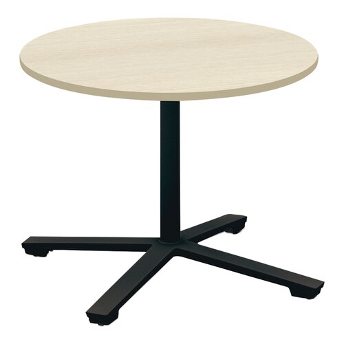 ビエナ固定円形ロー単柱塗装黒脚アジャスタ直径75N