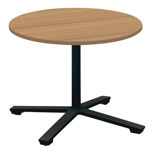 ビエナ固定円形ロー単柱塗装黒脚アジャスタ直径75M