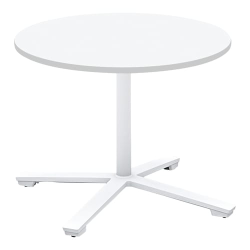 ビエナ固定円形ロー単柱塗装白脚アジャスタ直径75W