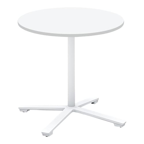 ビエナ 固定円形 単柱塗装白脚キャスタ 直径75W