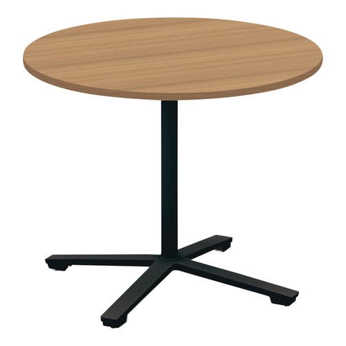 ビエナ 固定円形 単柱塗装黒脚キャスタ 直径90M