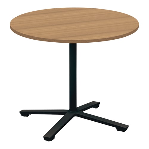 ビエナ 固定円形単柱塗装黒脚アジャスタ 直径90M