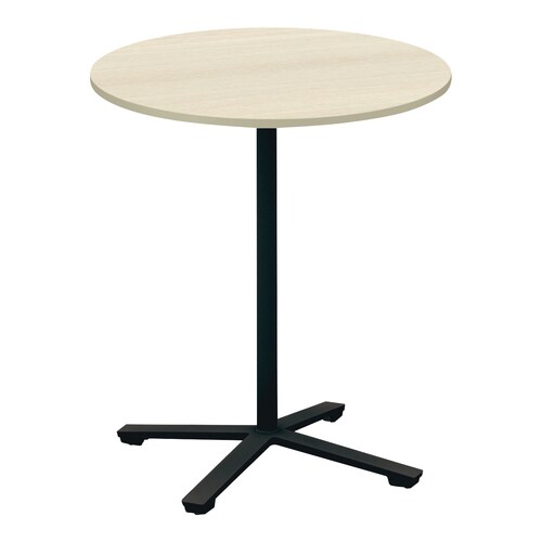 ビエナ固定円形ハイ単柱塗装黒脚アジャスタ直径90N