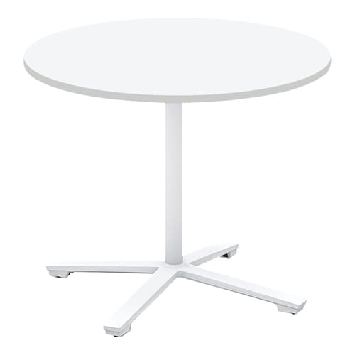 ビエナ 固定円形 単柱塗装白脚キャスタ 直径90W