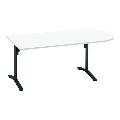 ビエナ 固定U字形T塗装黒脚アジャスタ 幅180W