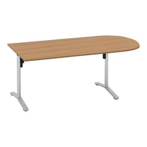 ビエナ 固定U字形T塗装銀脚アジャスタ 幅180M