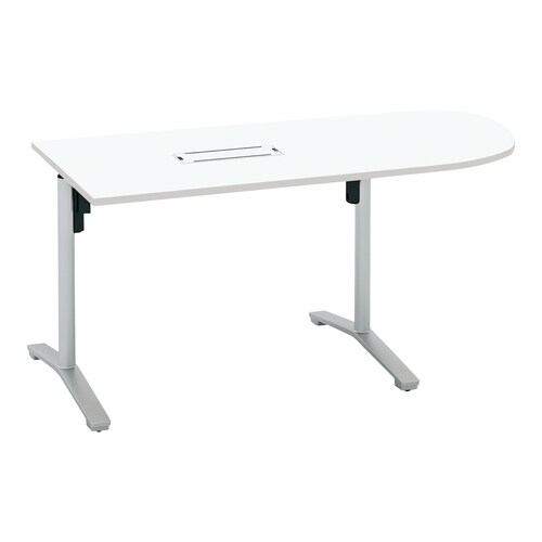 ビエナ固定U字形配線T塗装銀脚アジャスタ幅150W