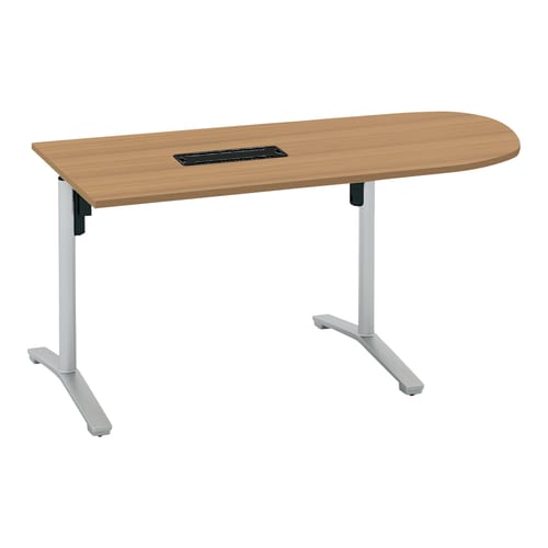 ビエナ固定U字形配線T塗装銀脚アジャスタ幅150M