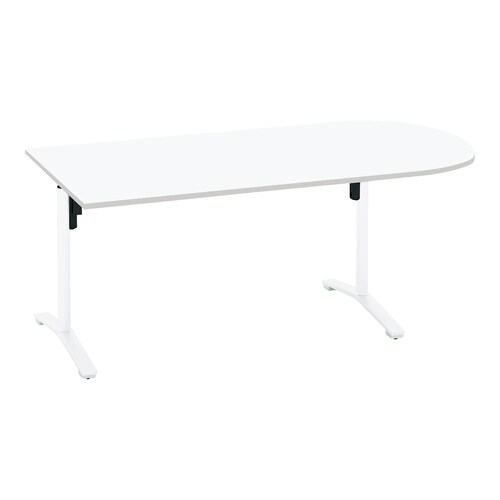 ビエナ 固定U字形 T塗装白脚キャスタ 幅180W