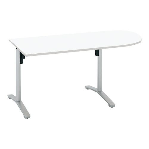 ビエナ 固定U字形 T塗装銀脚キャスタ 幅150W