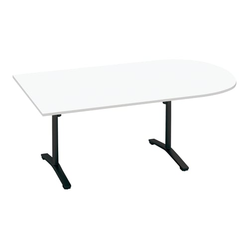 ビエナ 固定U字形T塗装黒脚アジャスタ 幅210W