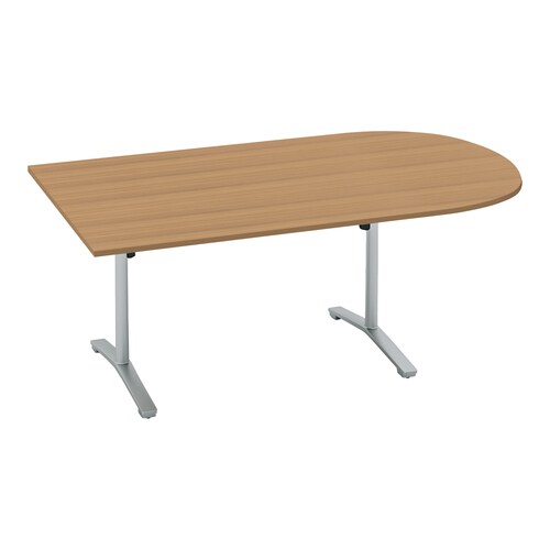 ビエナ 固定U字形T塗装銀脚アジャスタ 幅210M