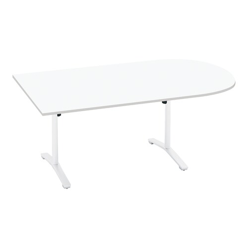 ビエナ 固定U字形 T塗装白脚キャスタ 幅210W