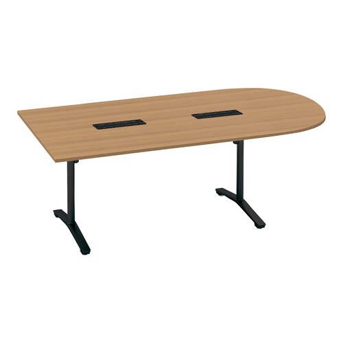 ビエナ固定U字形配線T塗装黒脚アジャスタ幅240M