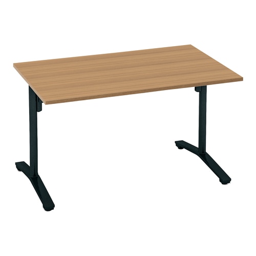 ビエナ フラップ角形T塗装黒脚キャスタ12075M