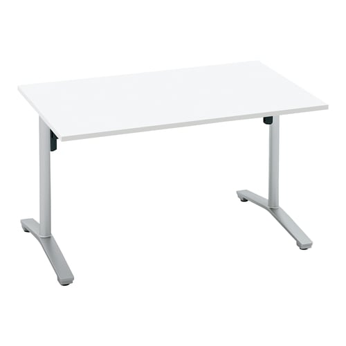 ビエナ フラップ角形T塗装銀脚キャスタ12075W