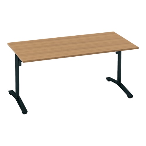 ビエナ フラップ角形T塗装黒脚キャスタ15075M