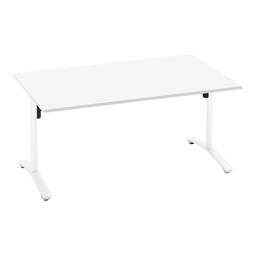 ビエナ フラップ角形T塗装白脚キャスタ15090W