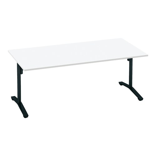 ビエナ フラップ角形T塗装黒脚キャスタ18090W