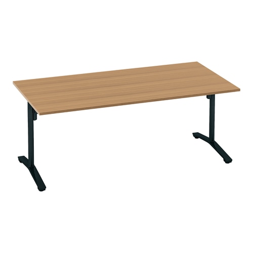 ビエナ フラップ角形T塗装黒脚キャスタ18090M