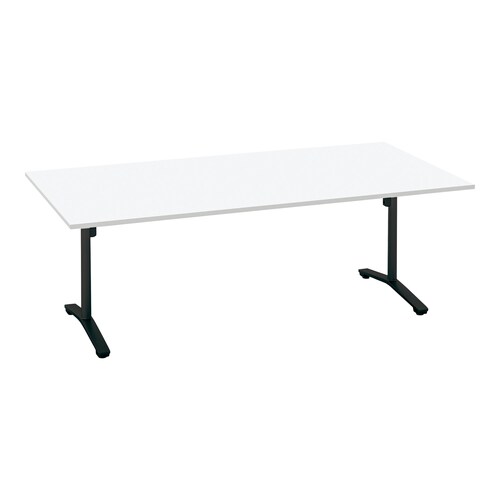 ビエナ フラップ角形T塗装黒脚キャスタ 幅210W