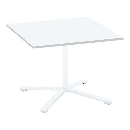 ビエナ フラップ正方形単柱塗装白脚キャスタ幅90W