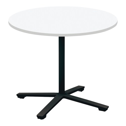 ビエナ フラップ円形単柱塗装黒脚キャスタ直径90W