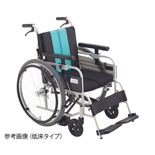 ノンバックブレーキ車椅子 MBY−47B 緑