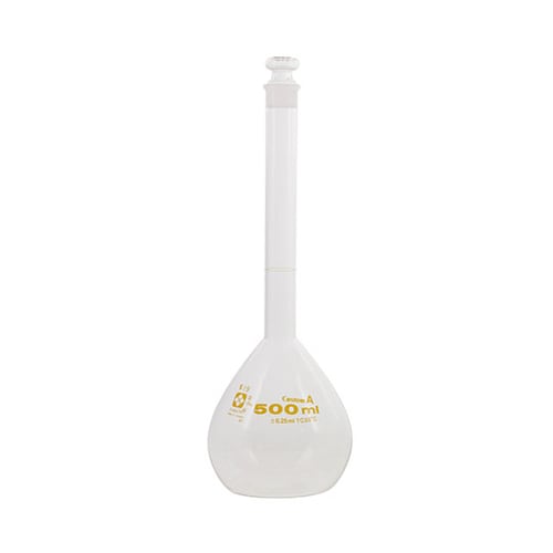 メスフラスコ(全量フラスコ・カスタムA)500mL