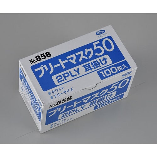 プリートマスク50 2PLY 耳掛