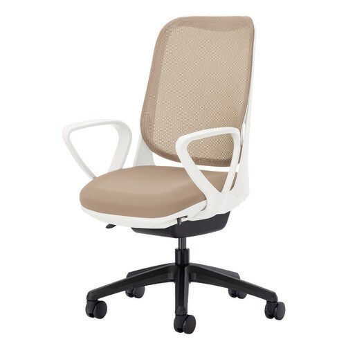 ライド WHフレーム BK脚 Cアーム Sベージュ